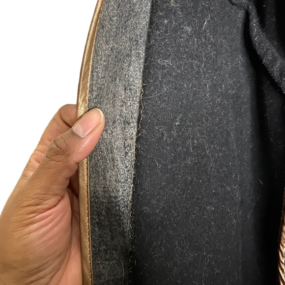 M&S Collection Women's Camel Open Front Soft Wool Knit Overcoat - Picture 10 of 10